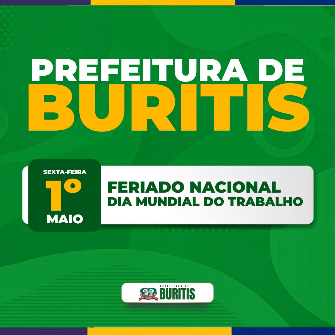 Dia do Trabalhador - 1º DE MAIO